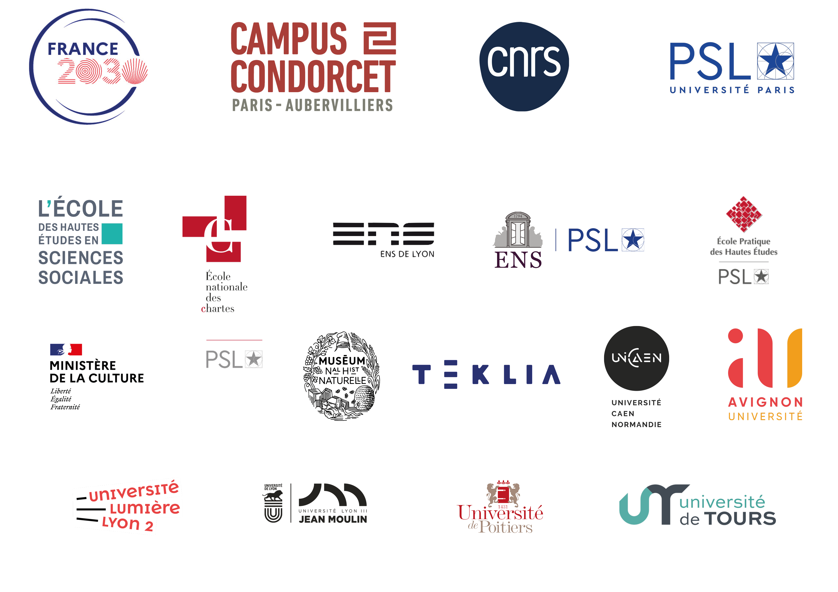 logos consortium Biblissima+