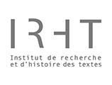 Logo Institut de recherche et d'histoire des textes