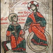 Recueil des oeuvres de Geoffroy de Vendôme, 12e siècle. Vendôme, BM, ms. 193, f. 2v