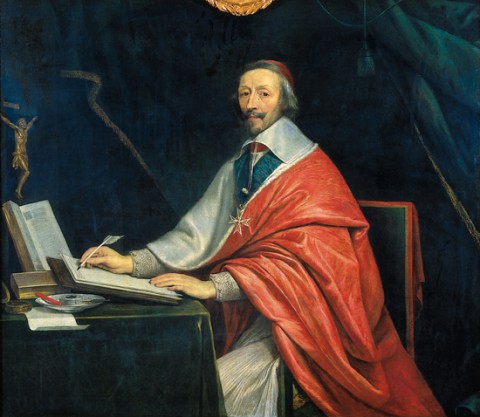 Le cardinal de Richelieu écrivant (Philippe de Champaigne)