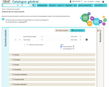 copie d'écran catalogue bnf
