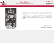 copie d'écran esprit des livres