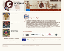 copie d'écran europeana regia