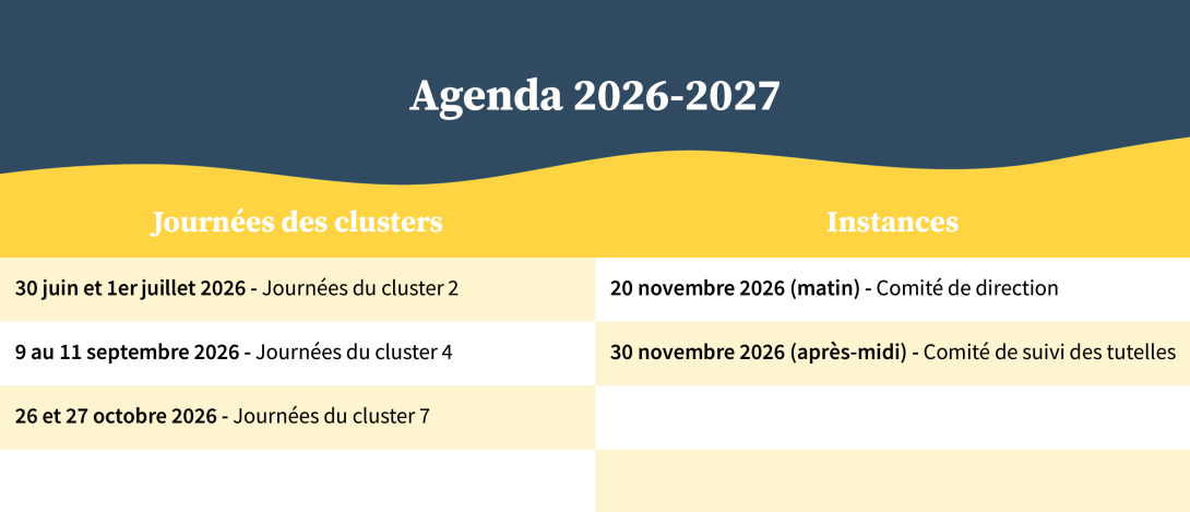 Agenda 2026-2027